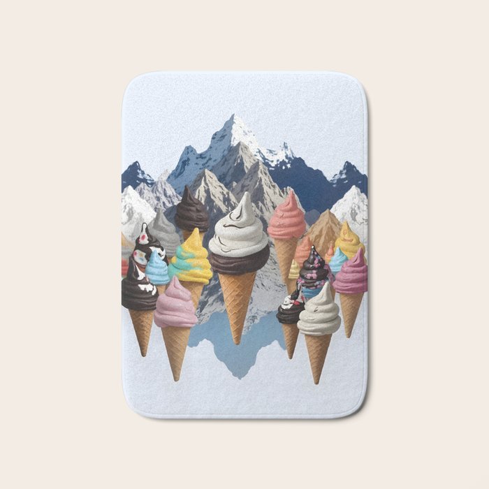 Ice cream Mountains Bath Mat Gallery Image 1