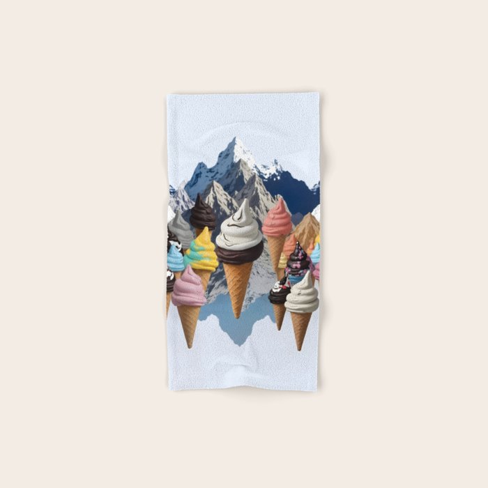 Ice cream Mountains Bath Towel Gallery Image 1