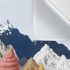 Ice cream Mountains Wall Tapestry Gallery Image 3