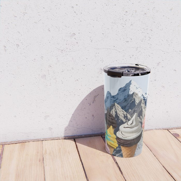 Ice cream Mountains Travel Mug Gallery Image 4