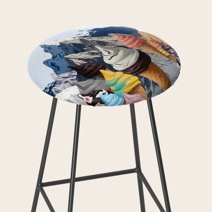 Ice cream Mountains Stool Gallery Image 2
