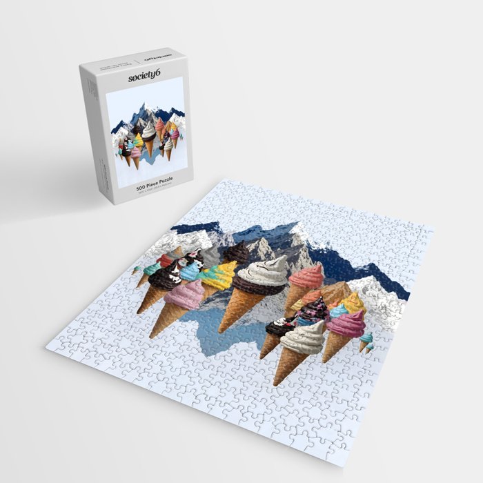 Ice cream Mountains Jigsaw Puzzle Gallery Image 2