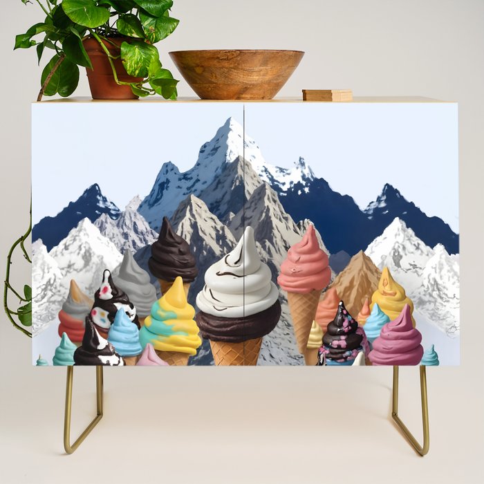 Ice cream Mountains Credenza Gallery Image 1