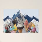 Ice cream Mountains Welcome Mat Gallery Image 1
