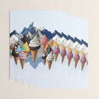Ice cream Mountains Wrapping Paper Gallery Image 3