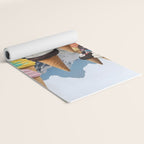 Ice cream Mountains Yoga Mat Gallery Image 2