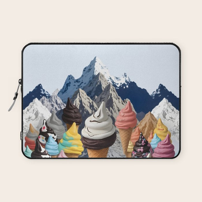 Ice cream Mountains Laptop Sleeve Gallery Image 1