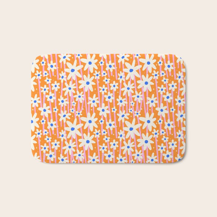 Daisies In Bloom Bath Mat Gallery Image 1
