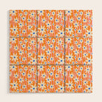 Daisies In Bloom Wood Wall Art Gallery Image 1