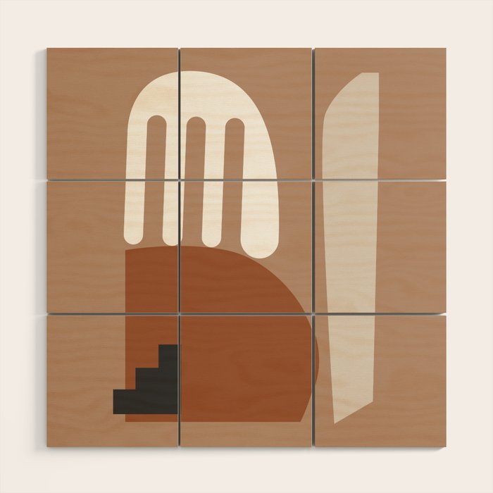 Shape study #10 - Stackable Collection Wood Wall Art Gallery Image 1