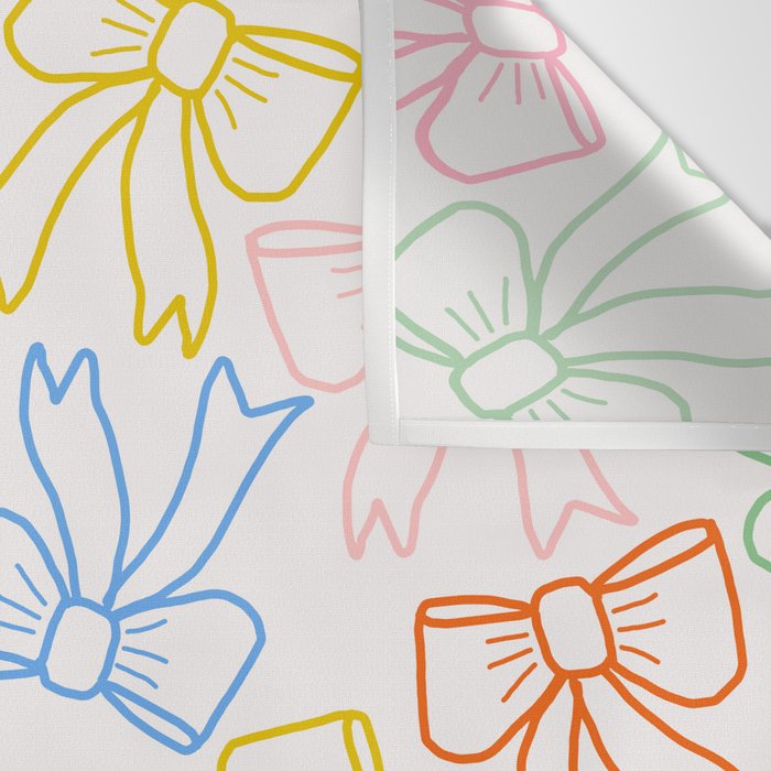 Cheery Bow Lines Wall Tapestry Gallery Image 3