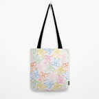 Cheery Bow Lines Tote Bag Gallery Image 2