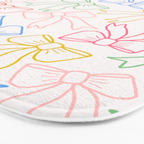 Cheery Bow Lines Bath Mat Gallery Image 3