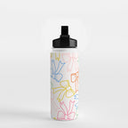 Cheery Bow Lines Water Bottle Gallery Image 2