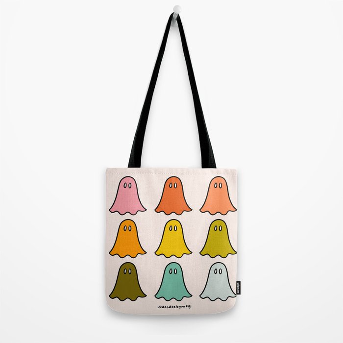 Rainbow Ghosts Tote Bag Gallery Image 2