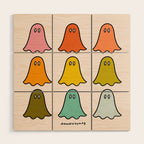 Rainbow Ghosts Wood Wall Art Gallery Image 1