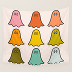 Rainbow Ghosts Wall Tapestry Gallery Image 4