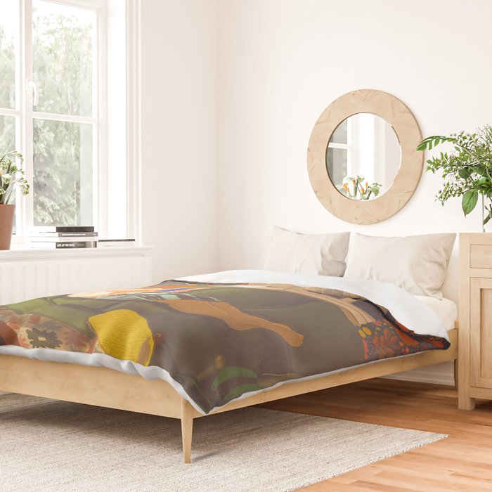 Evening book reader Duvet Cover Gallery Image 2