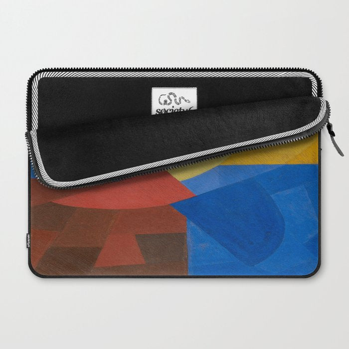 Otto Freundlich Komposition (Ca. 1932) Kunstmuseum Basel Colorful Geometric Art Laptop Sleeve Gallery Image 2