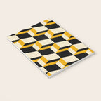 Cuboid Geometric Abstract Shapes Pattern XXIII Notebook Gallery Image 3