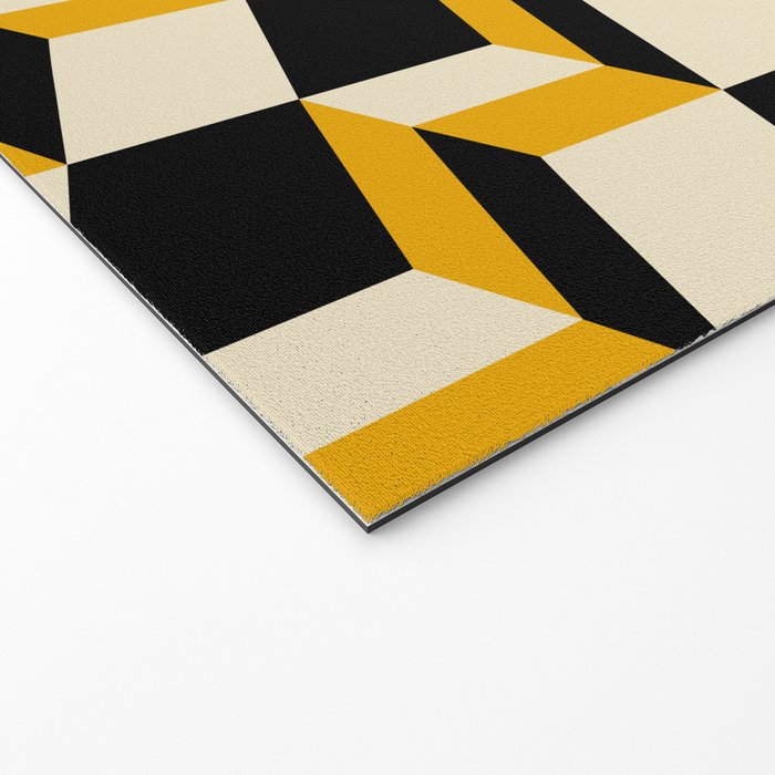 Cuboid Geometric Abstract Shapes Pattern XXIII Welcome Mat Gallery Image 2
