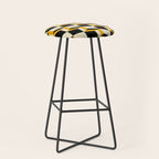 Cuboid Geometric Abstract Shapes Pattern XXIII Stool Gallery Image 1