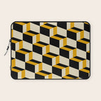 Cuboid Geometric Abstract Shapes Pattern XXIII Laptop Sleeve Gallery Image 1