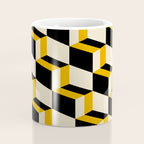 Cuboid Geometric Abstract Shapes Pattern XXIII Coffee Mug Gallery Image 4