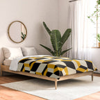 Cuboid Geometric Abstract Shapes Pattern XXIII Comforter Gallery Image 2