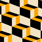 Cuboid Geometric Abstract Shapes Pattern XXIII Coffee Mug Gallery Image 2