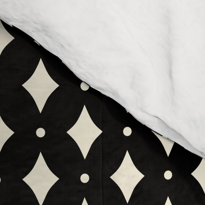 Vintage Stars IX Black and White Comforter Gallery Image 4