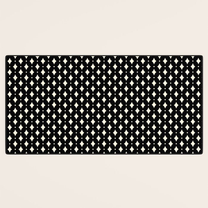 Vintage Stars IX Black and White Desk Mat Gallery Image 3