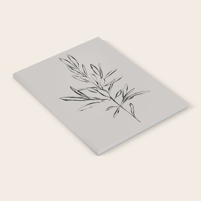 Elegant Olive Branch Notebook Gallery Image 1