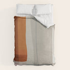 Navy Rust Gray Modern Abstract Duvet Cover Gallery Image 6