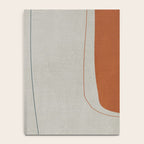 Navy Rust Gray Modern Abstract Notebook Gallery Image 4