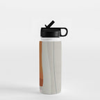Navy Rust Gray Modern Abstract Water Bottle Gallery Image 1