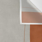 Navy Rust Gray Modern Abstract Wall Tapestry Gallery Image 3