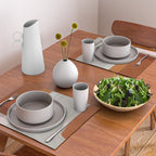 Navy Rust Gray Modern Abstract Placemat Gallery Image 2