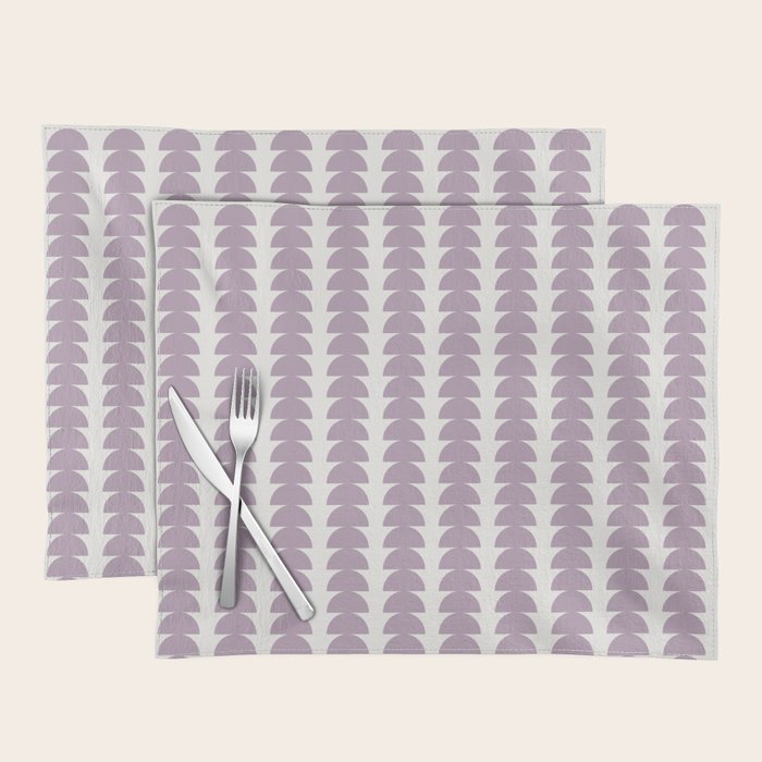Maude Pattern - Lilac Purple Placemat Gallery Image 1