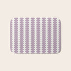 Maude Pattern - Lilac Purple Bath Mat Gallery Image 1