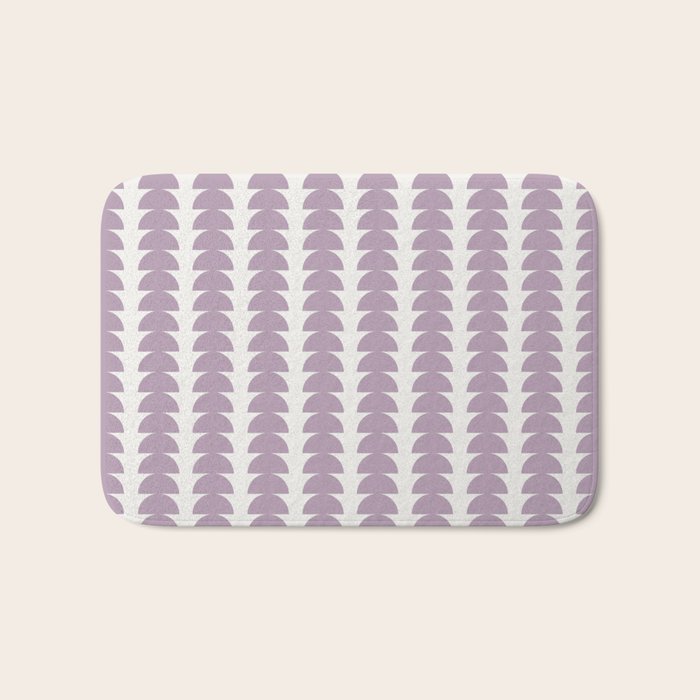 Maude Pattern - Lilac Purple Bath Mat Gallery Image 1