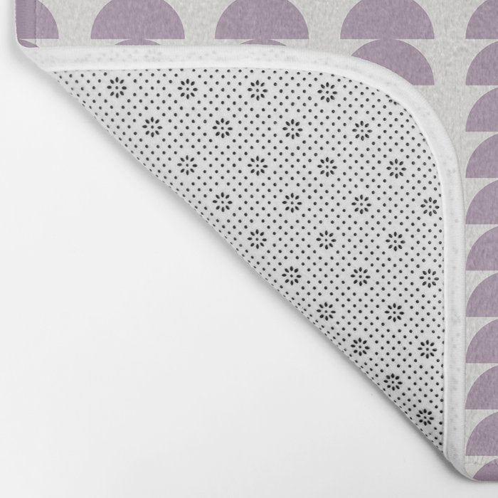 Maude Pattern - Lilac Purple Bath Mat Gallery Image 2