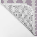 Maude Pattern - Lilac Purple Bath Mat Gallery Image 2