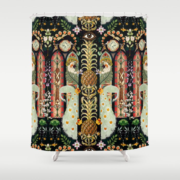  Victorian Midnight IV Shower Curtain Gallery Image 1