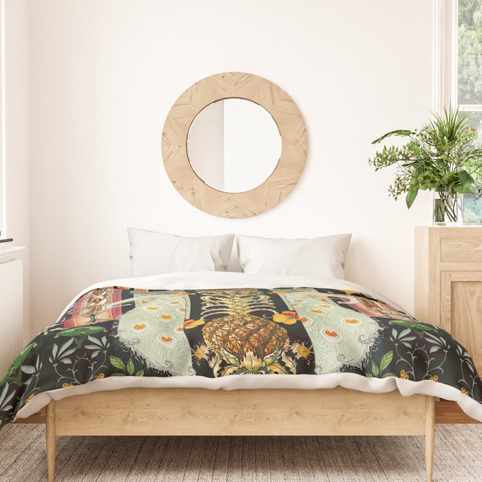  Victorian Midnight IV Duvet Cover Gallery Image 3