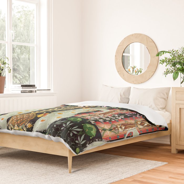  Victorian Midnight IV Duvet Cover Gallery Image 2