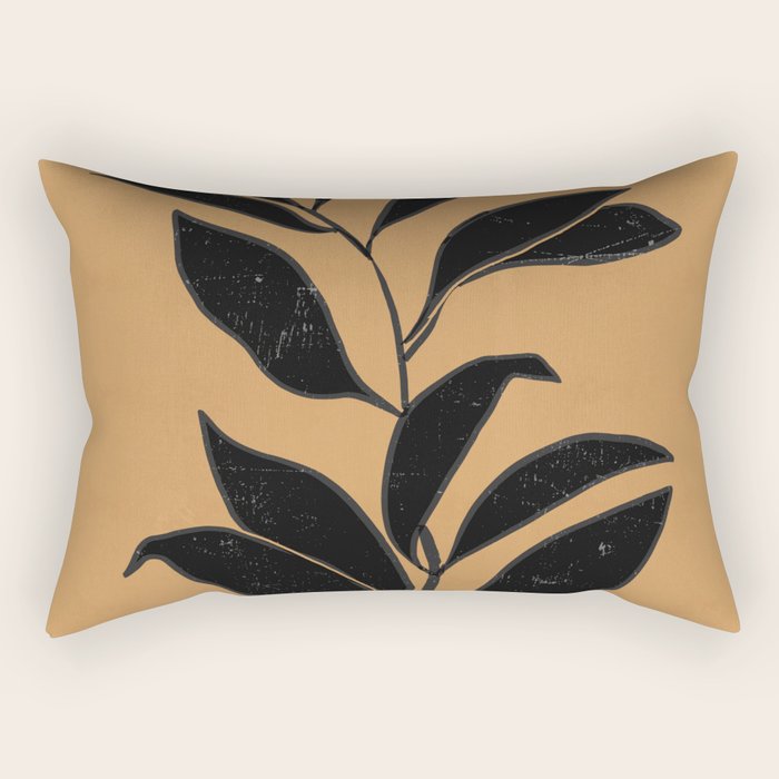 Abstract Art /Minimal Plant 79 Rectangular Pillow Gallery Image 1