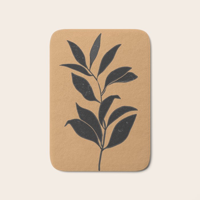 Abstract Art /Minimal Plant 79 Bath Mat Gallery Image 1