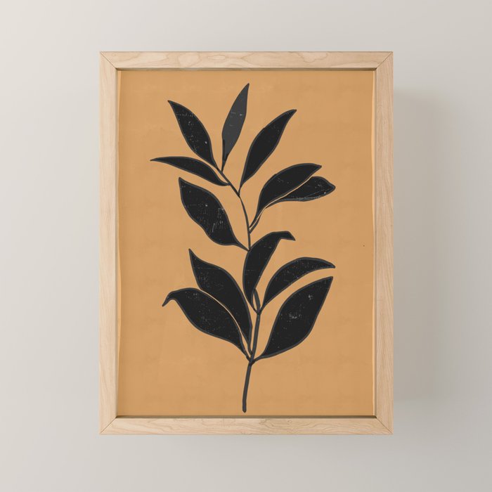 Abstract Art /Minimal Plant 79 Mini Art Print Gallery Image 1