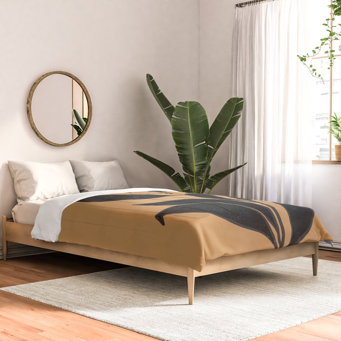 Abstract Art /Minimal Plant 79 Comforter Gallery Image 2